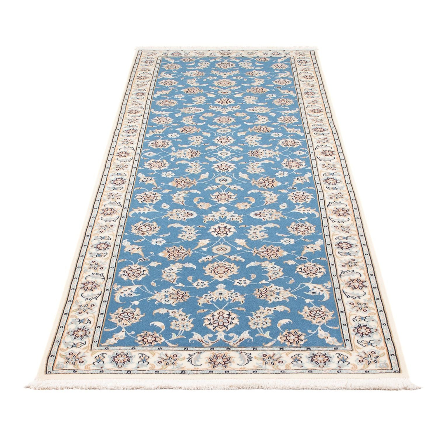 Tappeto corsia Tappeto Persero - Nain - Premio - 248 x 81 cm - blu