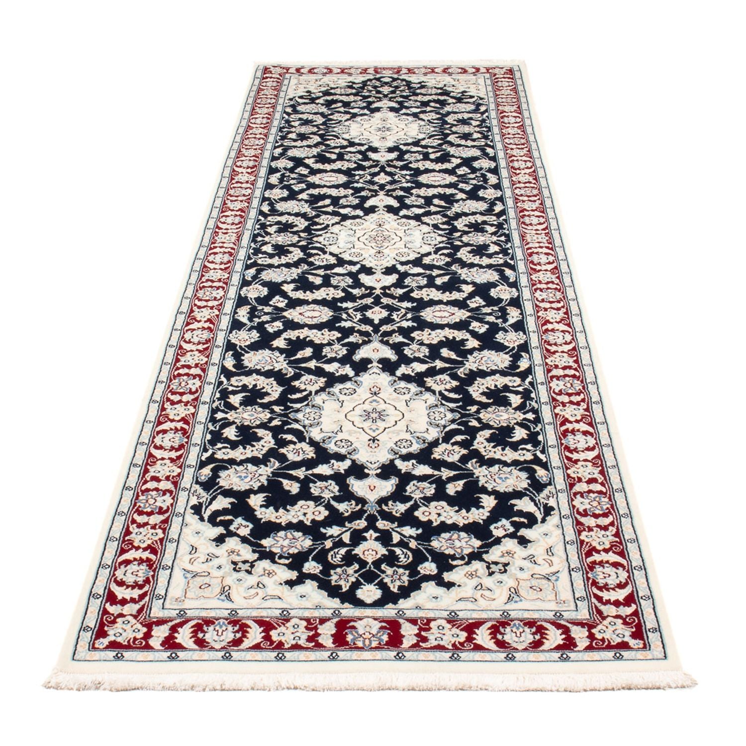 Tappeto corsia Tappeto Persero - Nain - Premio - 292 x 80 cm - blu scuro