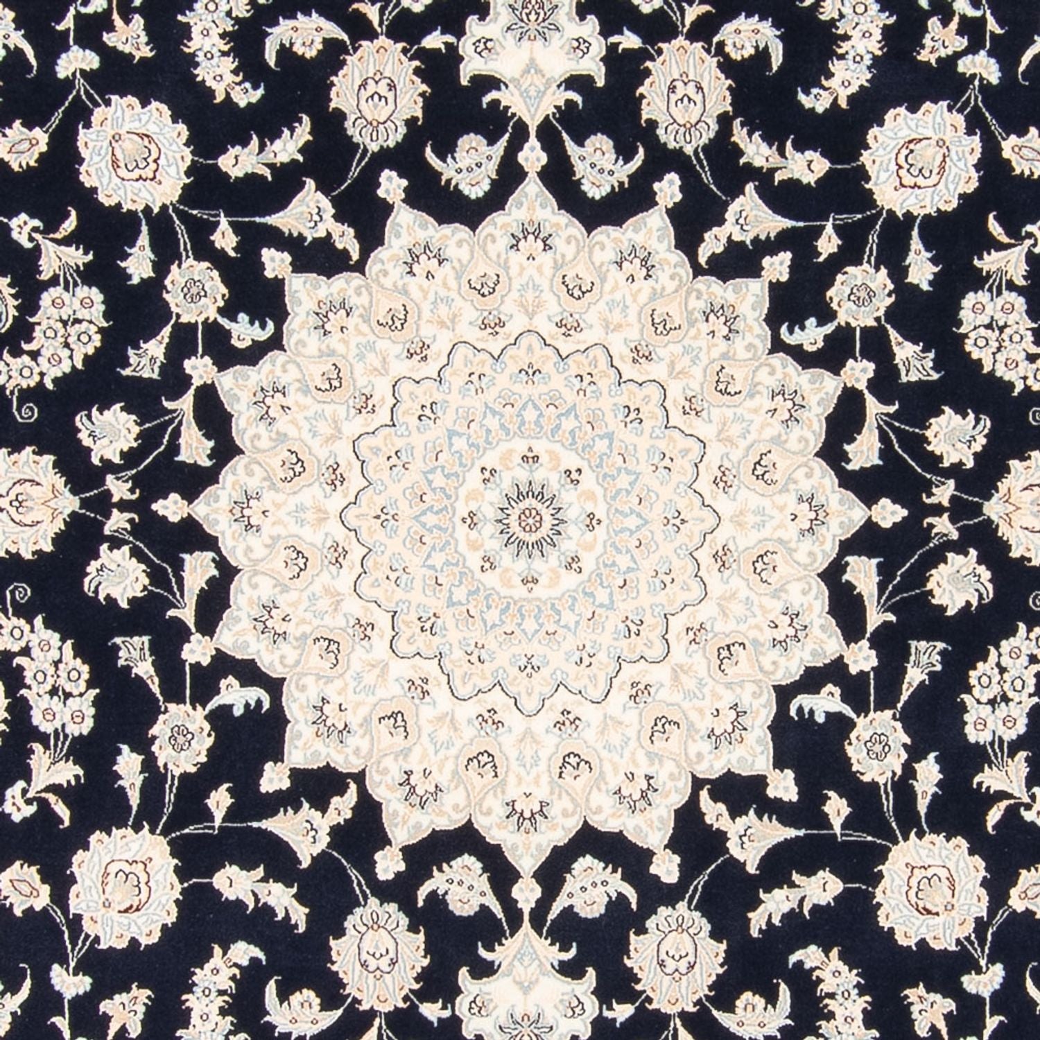 Tappeto Persero - Nain quadrato  - 246 x 242 cm - blu scuro