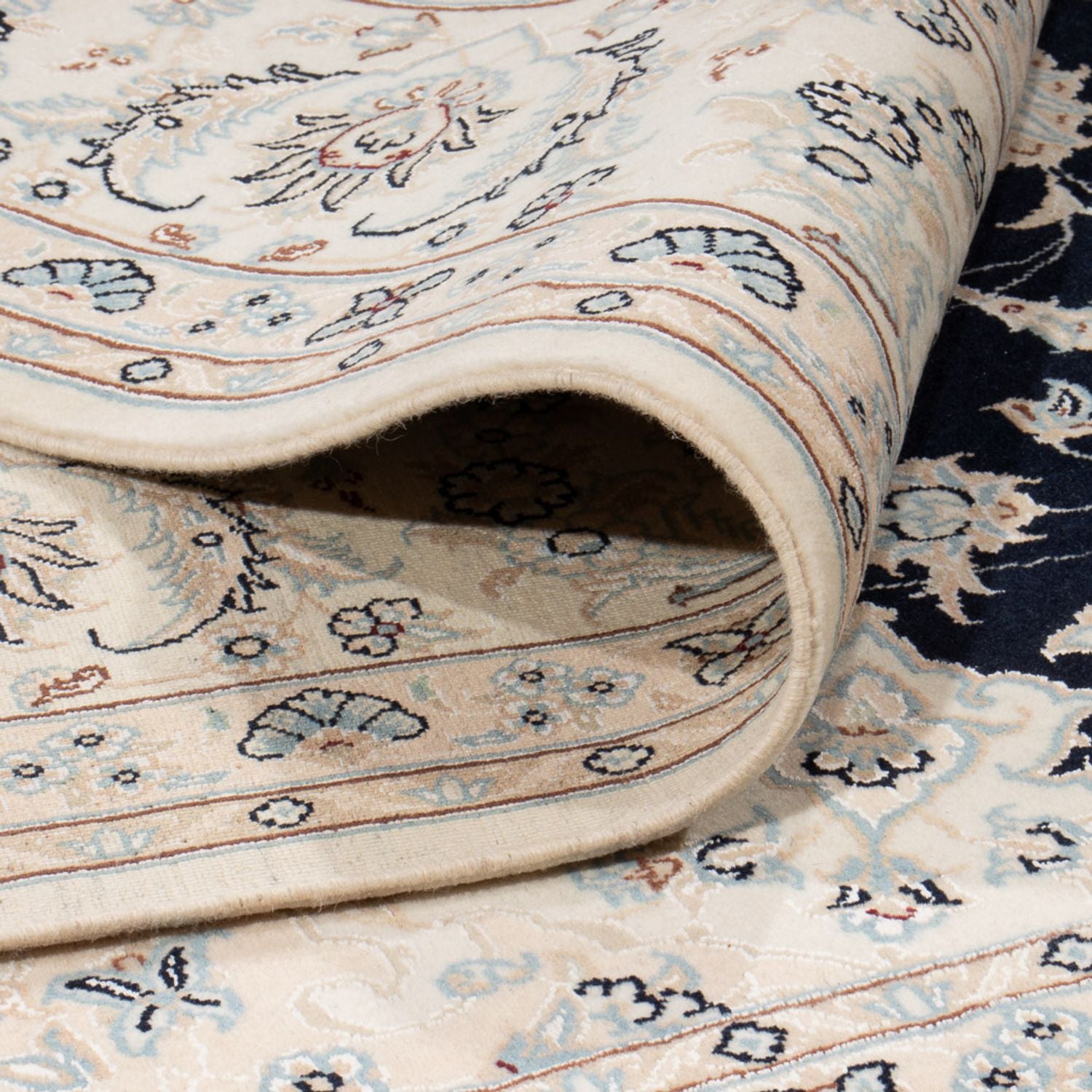 Tappeto Persero - Nain quadrato  - 246 x 242 cm - blu scuro