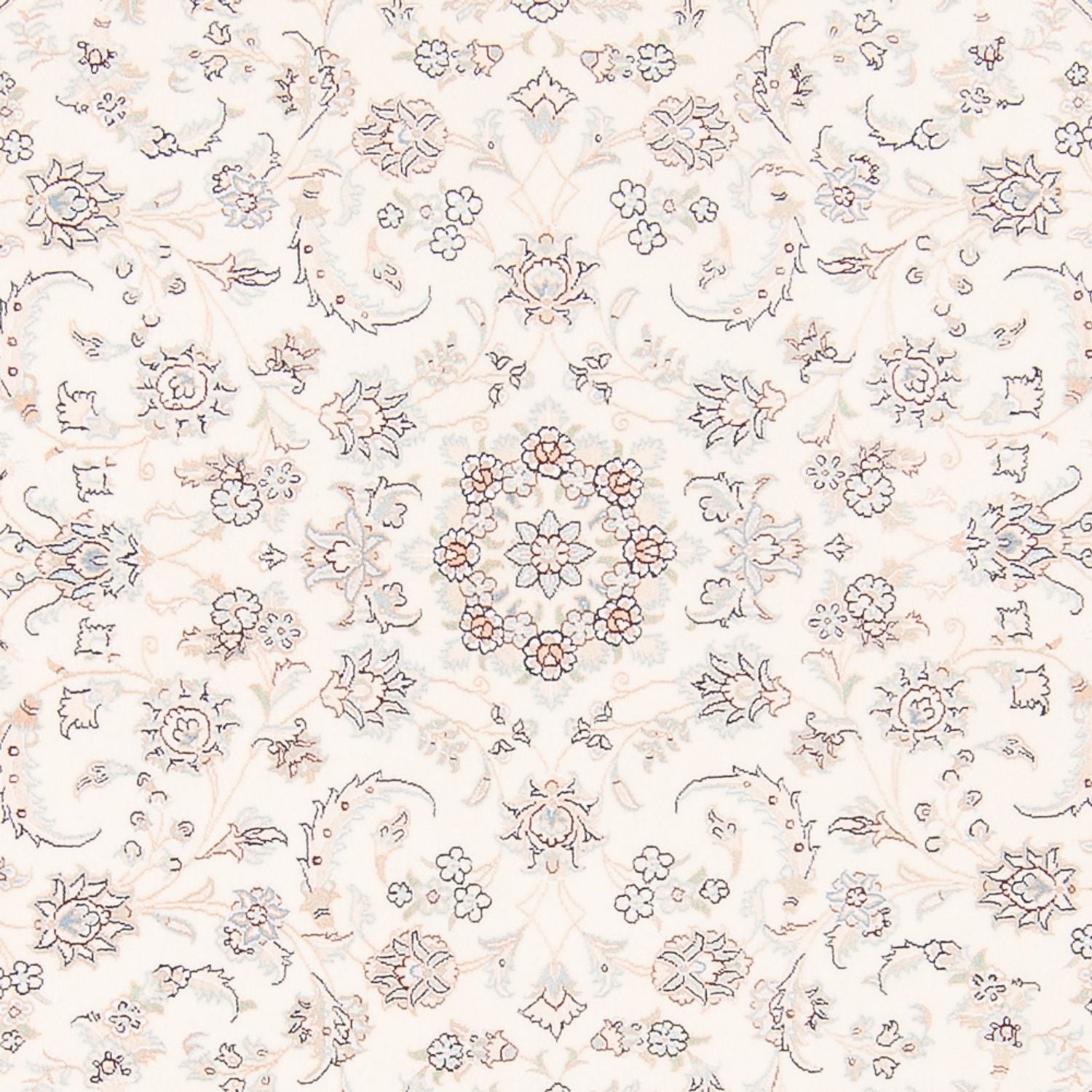 Tappeto Persero - Nain rotondo  - 200 x 200 cm - crema