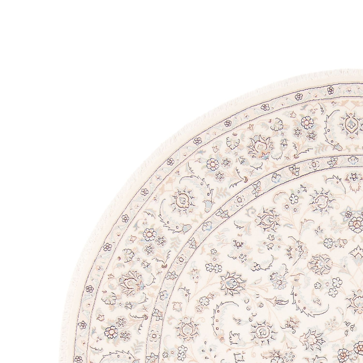 Tappeto Persero - Nain rotondo  - 200 x 200 cm - crema