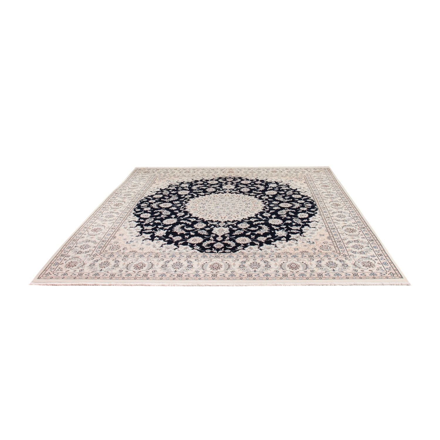 Tappeto Persero - Nain - 260 x 245 cm - blu scuro