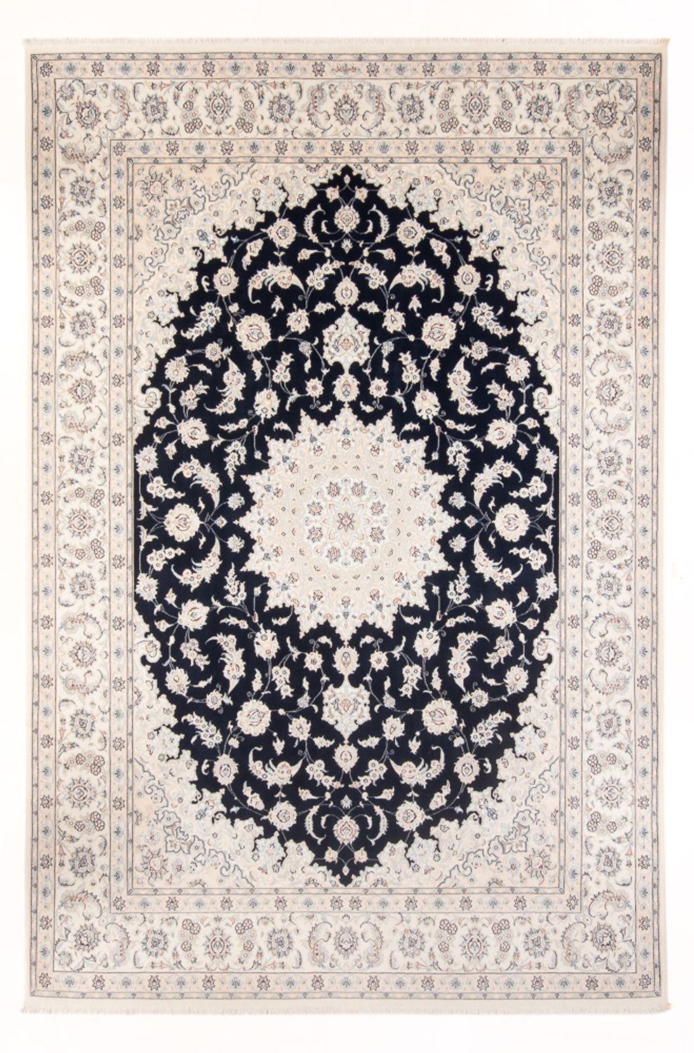 Tappeto Persero - Nain - Premio - 346 x 244 cm - blu scuro