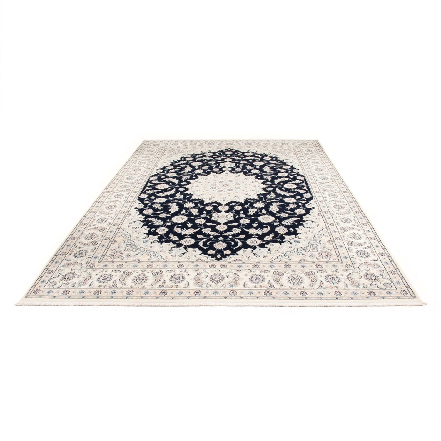 Tappeto Persero - Nain - Premio - 346 x 244 cm - blu scuro