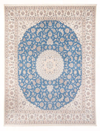 Tappeto Persero - Nain - Premio - 303 x 247 cm - blu chiaro