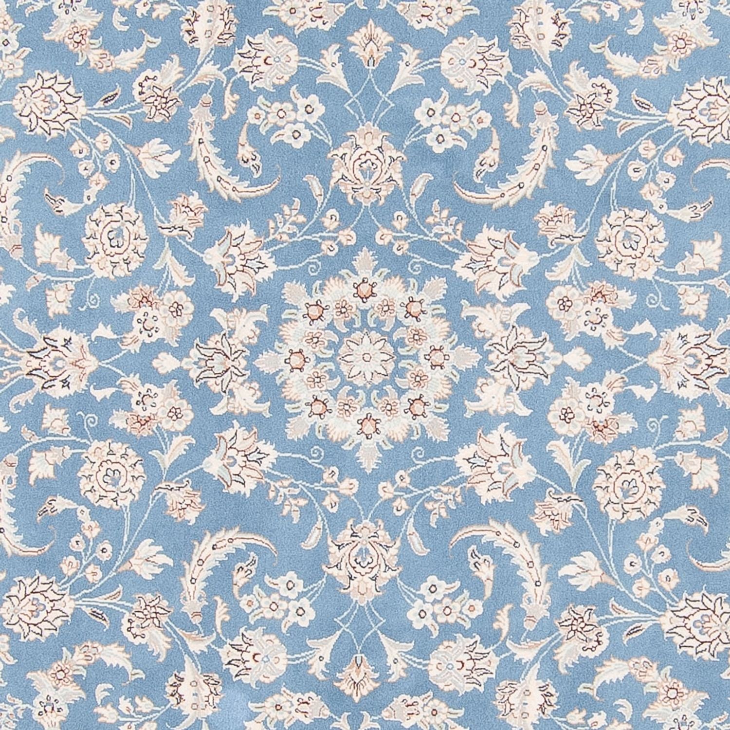 Tappeto Persero - Nain rotondo  - 200 x 200 cm - blu chiaro