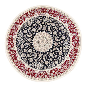 Tappeto Persero - Nain rotondo  - 206 x 195 cm - blu scuro