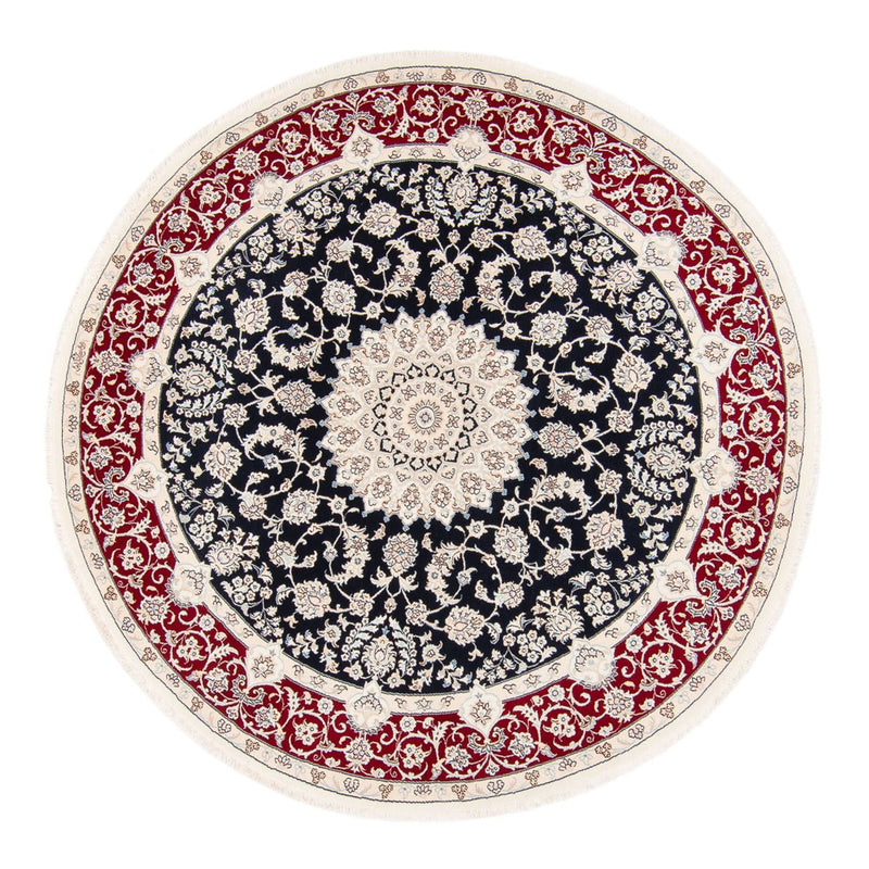 Tappeto Persero - Nain rotondo  - 206 x 195 cm - blu scuro