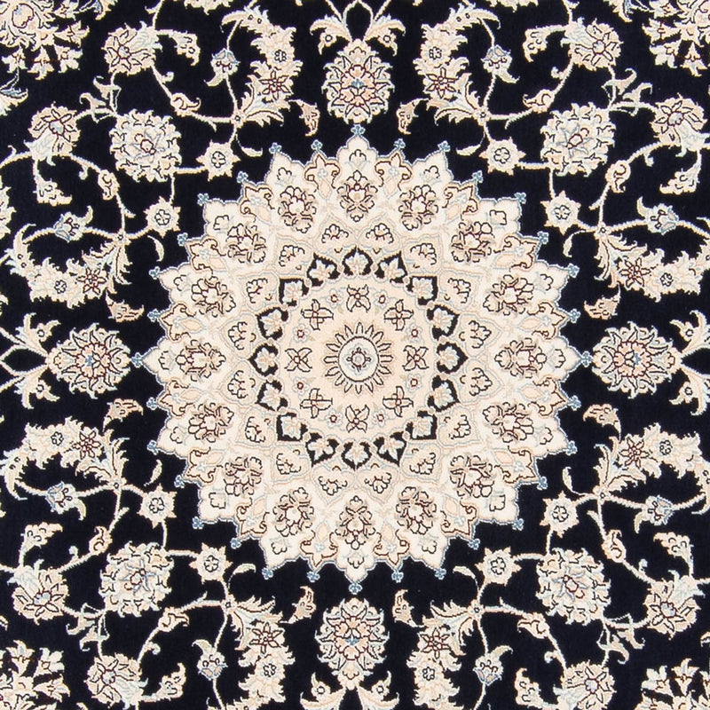 Tappeto Persero - Nain rotondo  - 206 x 195 cm - blu scuro