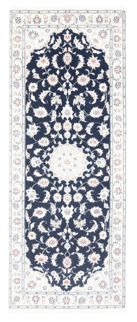 Tappeto corsia Tappeto Persero - Nain - Reale - 204 x 81 cm - blu scuro