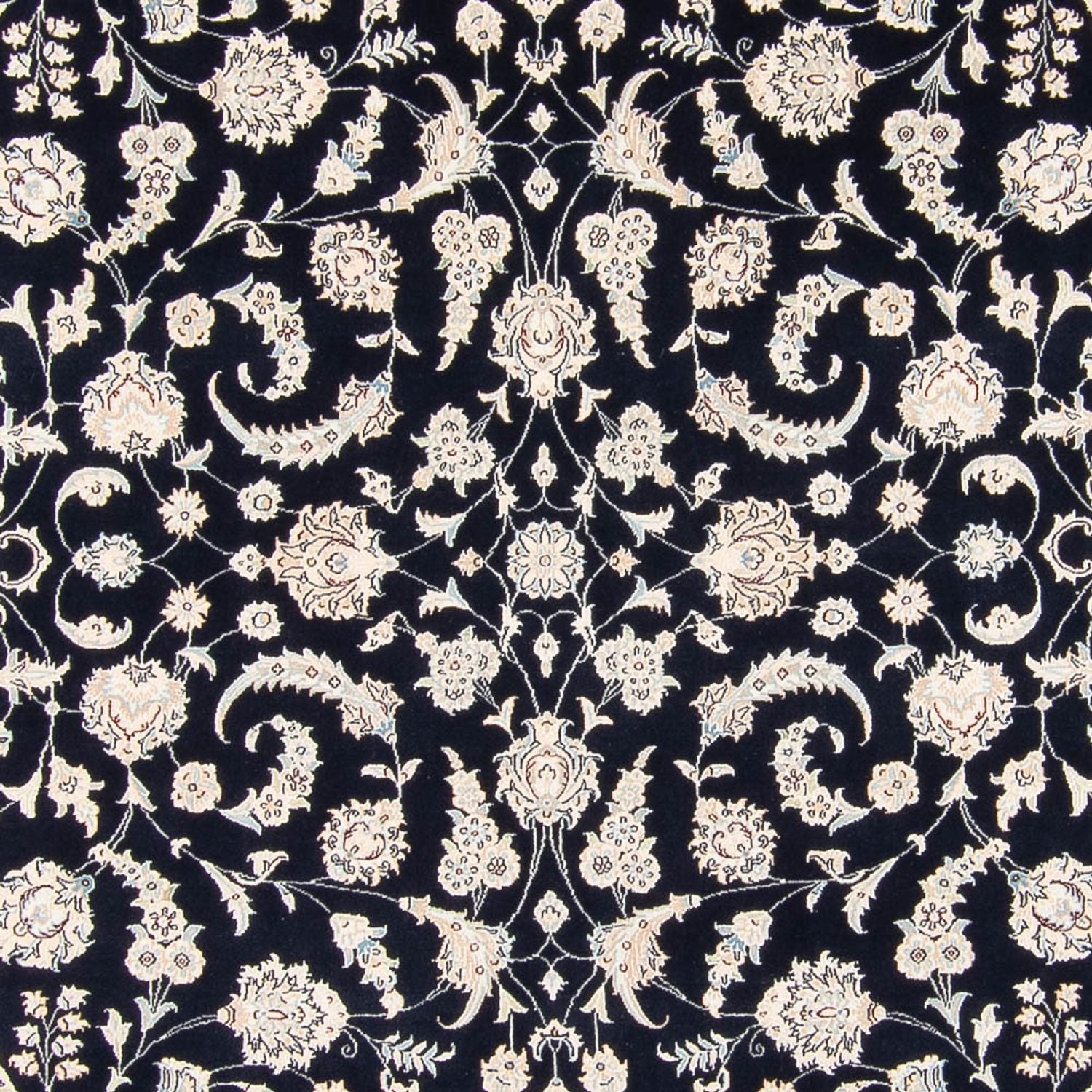 Tappeto Persero - Nain - 261 x 249 cm - blu scuro