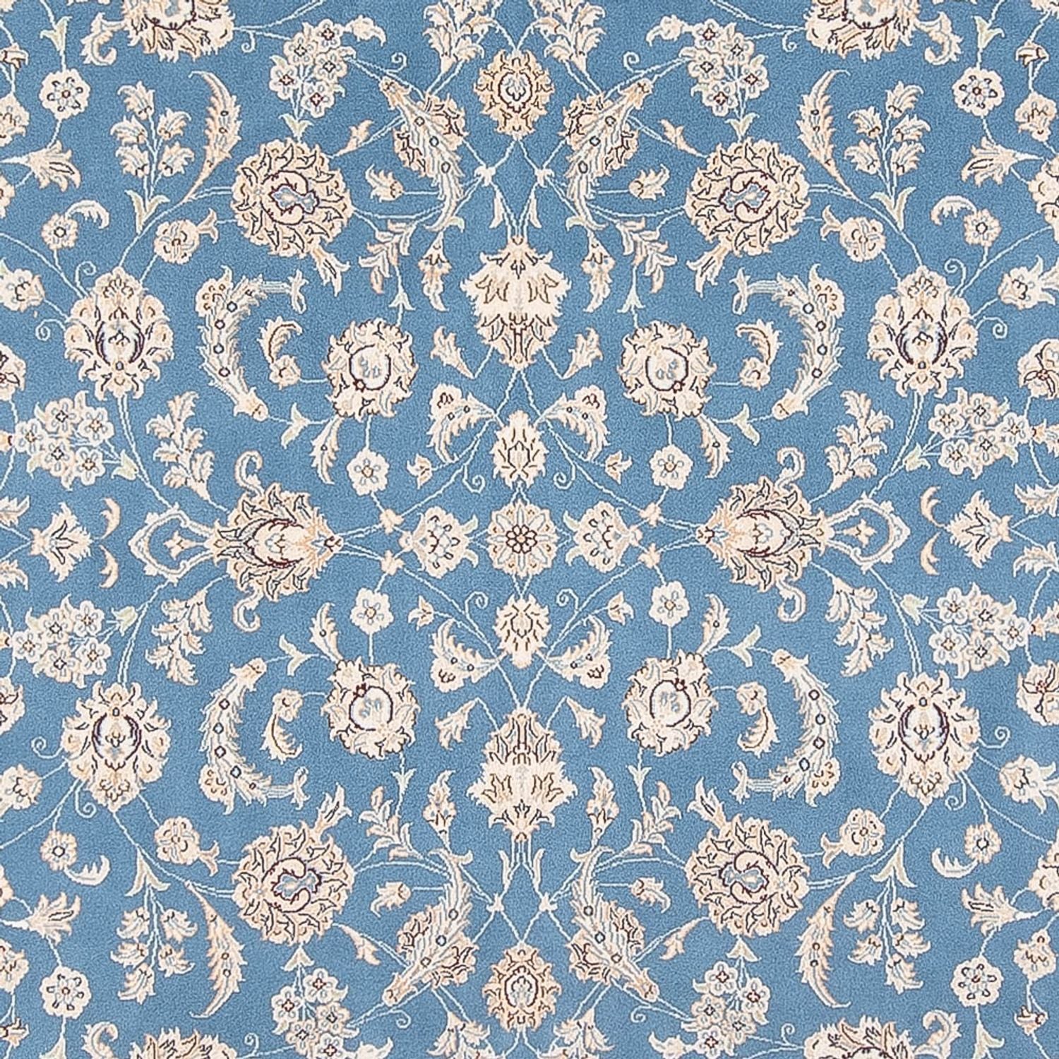 Tappeto Persero - Nain - Premio - 293 x 248 cm - blu chiaro