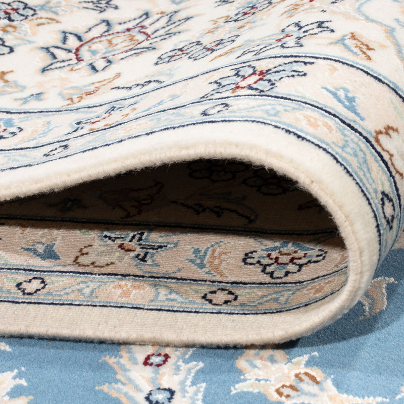 Tappeto Persero - Nain - Premio - 293 x 248 cm - blu chiaro
