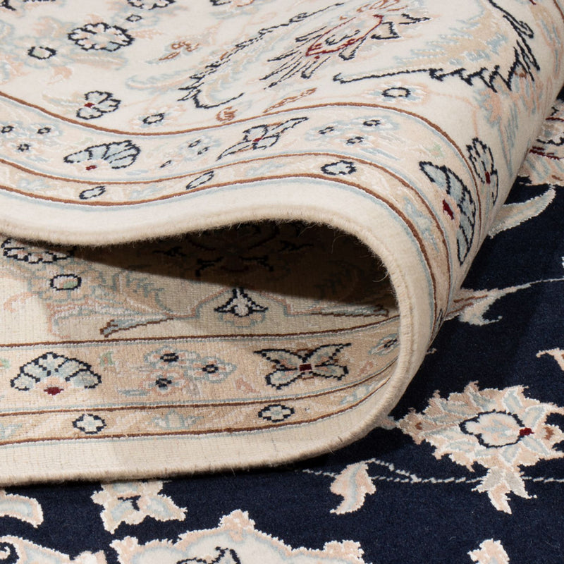 Tappeto Persero - Nain - 268 x 245 cm - blu scuro