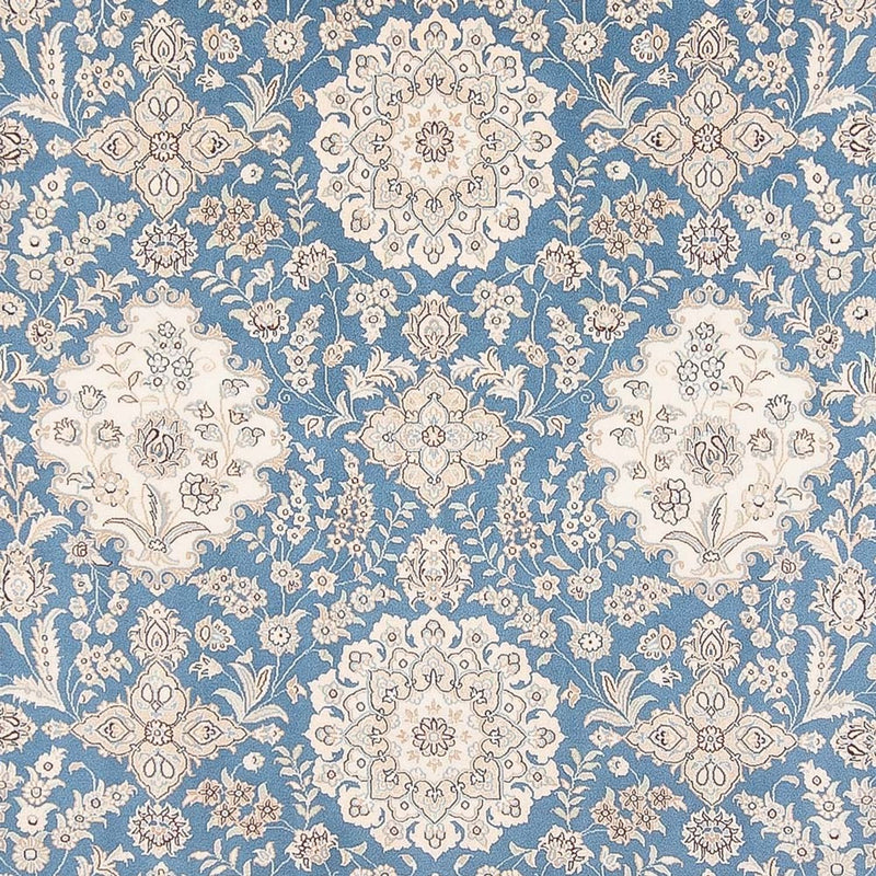 Tappeto Persero - Nain - Premio - 335 x 247 cm - blu chiaro