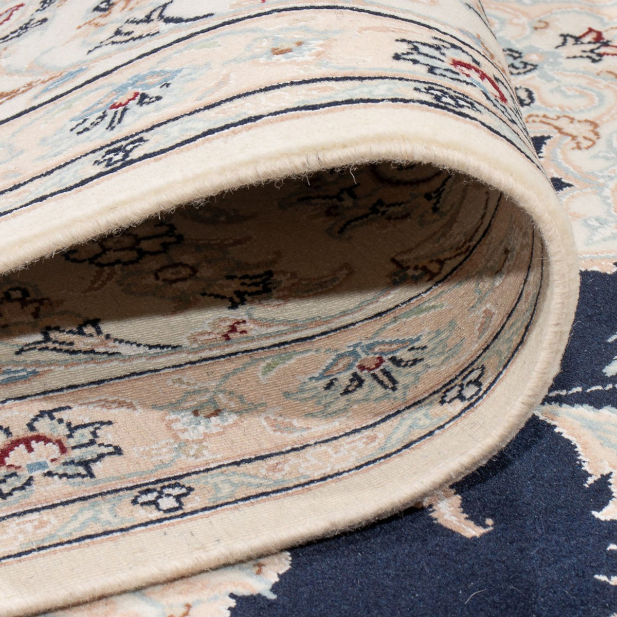 Tappeto Persero - Nain - Premio - 340 x 246 cm - blu scuro