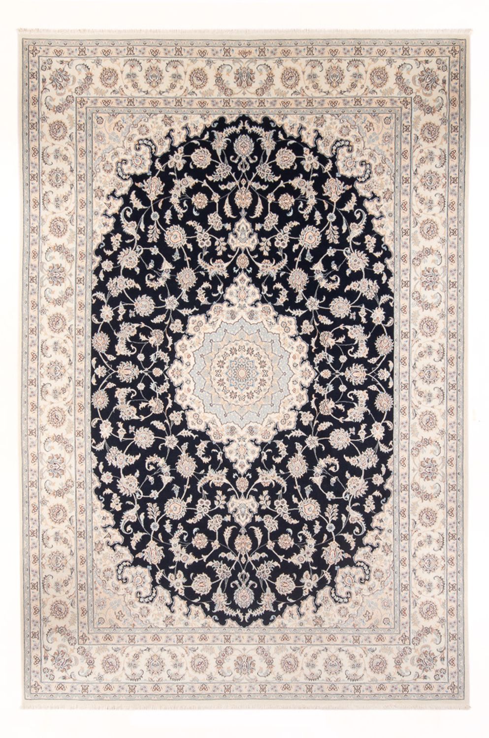 Tappeto Persero - Nain - Premio - 342 x 246 cm - blu scuro