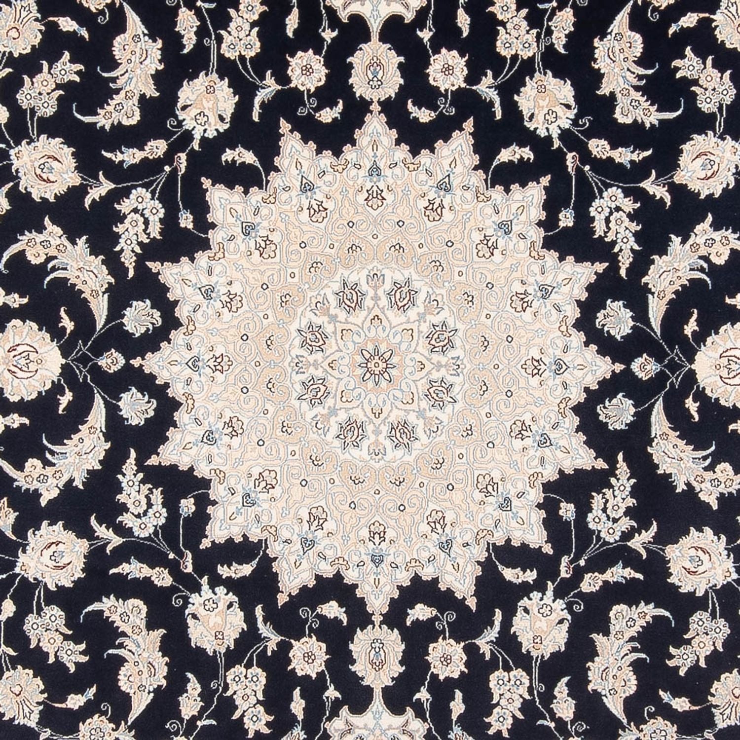 Tappeto Persero - Nain - Premio - 348 x 245 cm - blu scuro