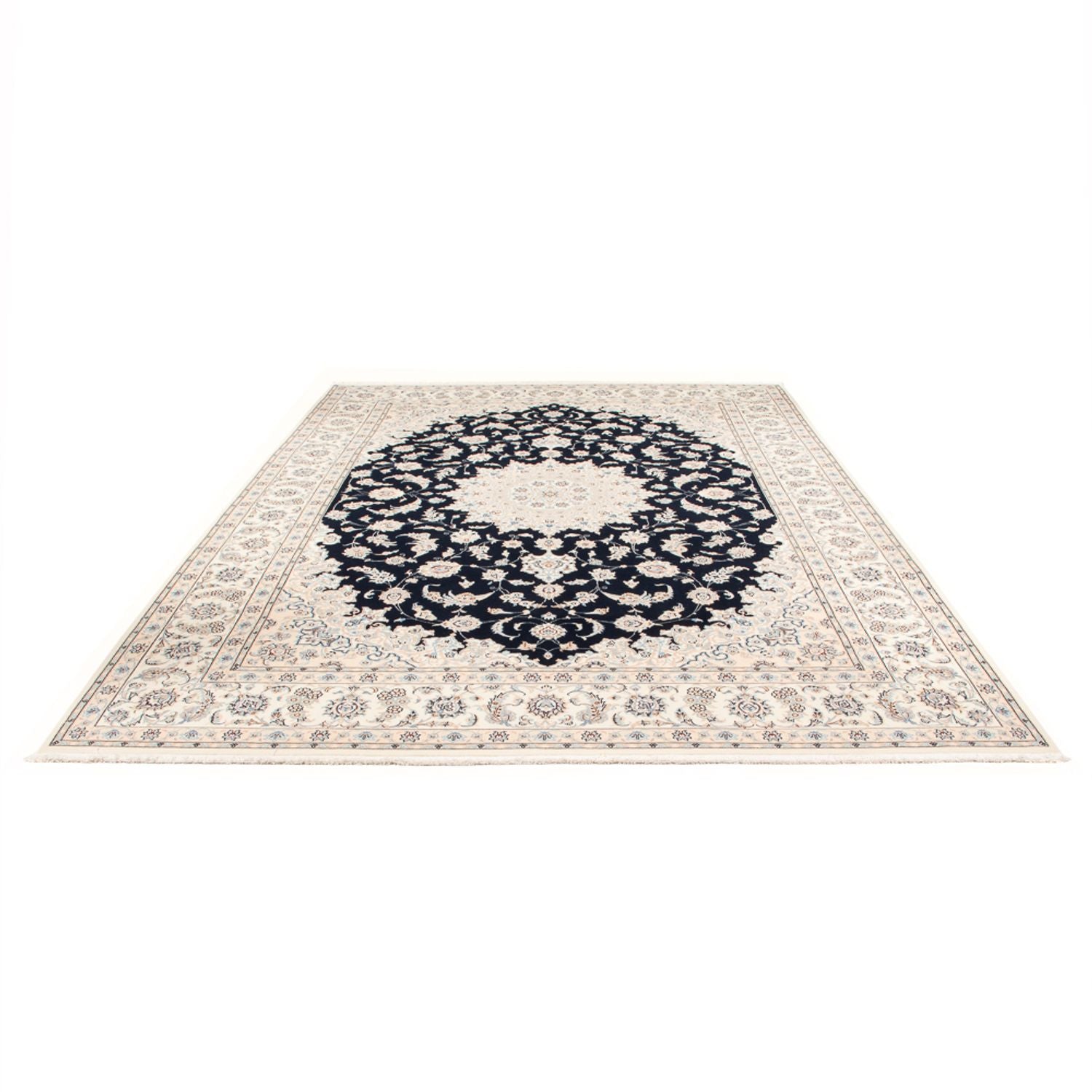 Tappeto Persero - Nain - Premio - 348 x 245 cm - blu scuro