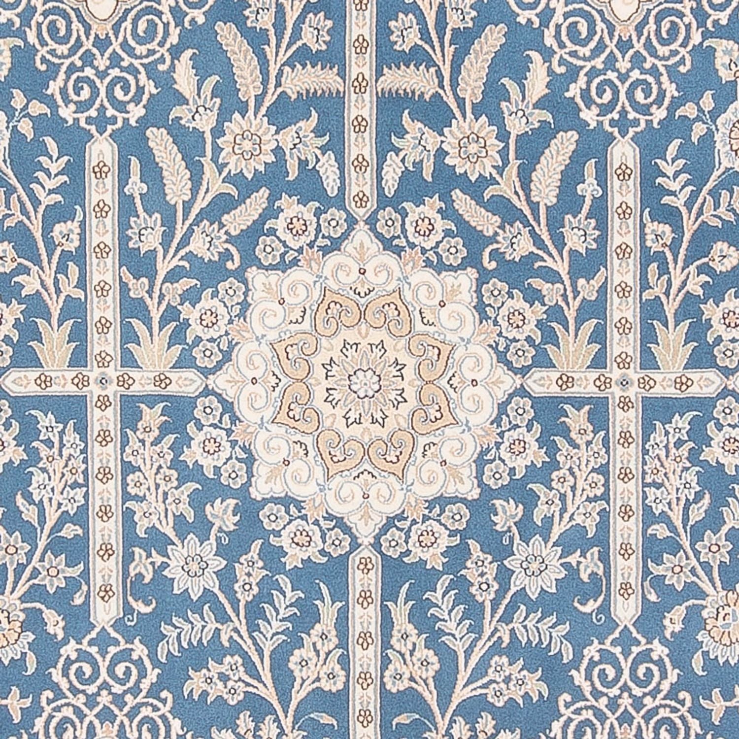 Tappeto Persero - Nain - Premio - 304 x 198 cm - blu chiaro