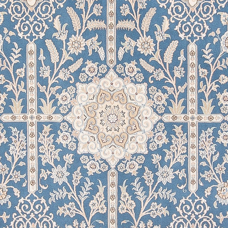 Tappeto Persero - Nain - Premio - 304 x 198 cm - blu chiaro