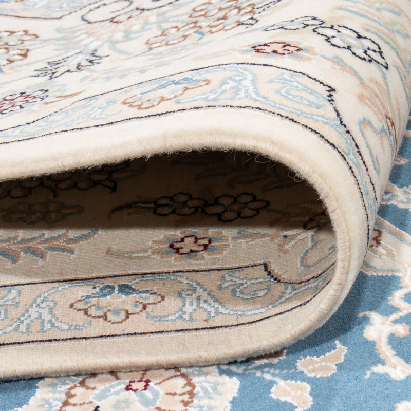 Tappeto Persero - Nain - Premio - 304 x 198 cm - blu chiaro