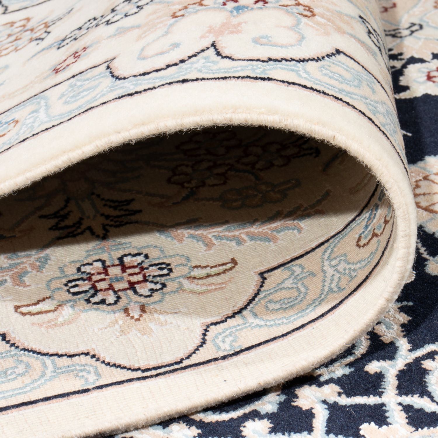Tappeto Persero - Nain - Premio - 302 x 199 cm - blu scuro