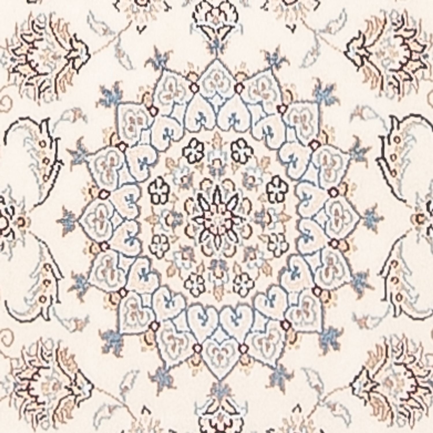 Tappeto corsia Tappeto Persero - Nain - Premio - 249 x 82 cm - crema