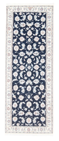 Tappeto corsia Tappeto Persero - Nain - Reale - 207 x 80 cm - blu scuro