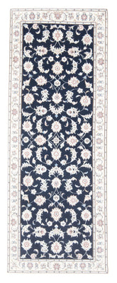 Tappeto corsia Tappeto Persero - Nain - Reale - 203 x 79 cm - blu scuro