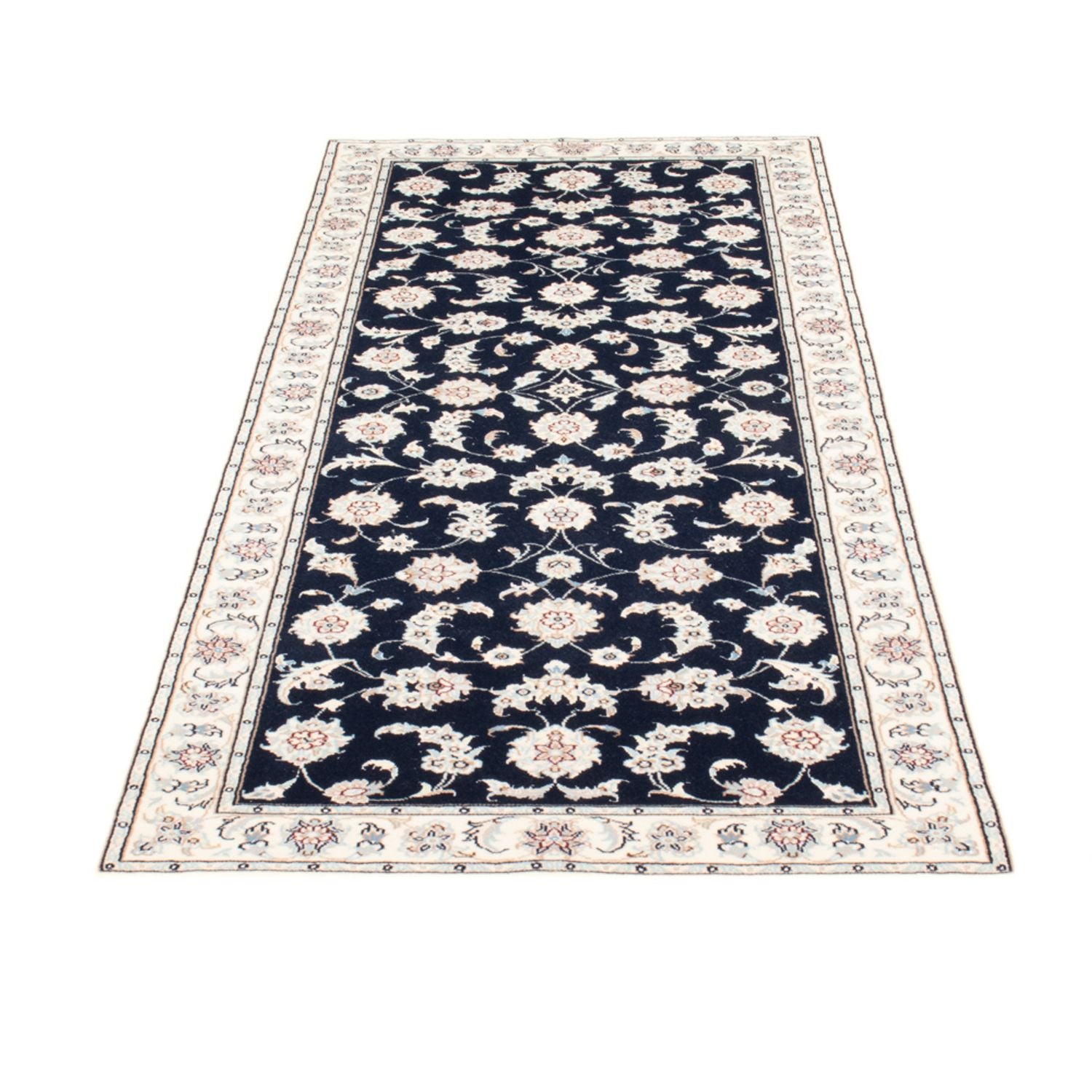 Tappeto corsia Tappeto Persero - Nain - Reale - 203 x 79 cm - blu scuro