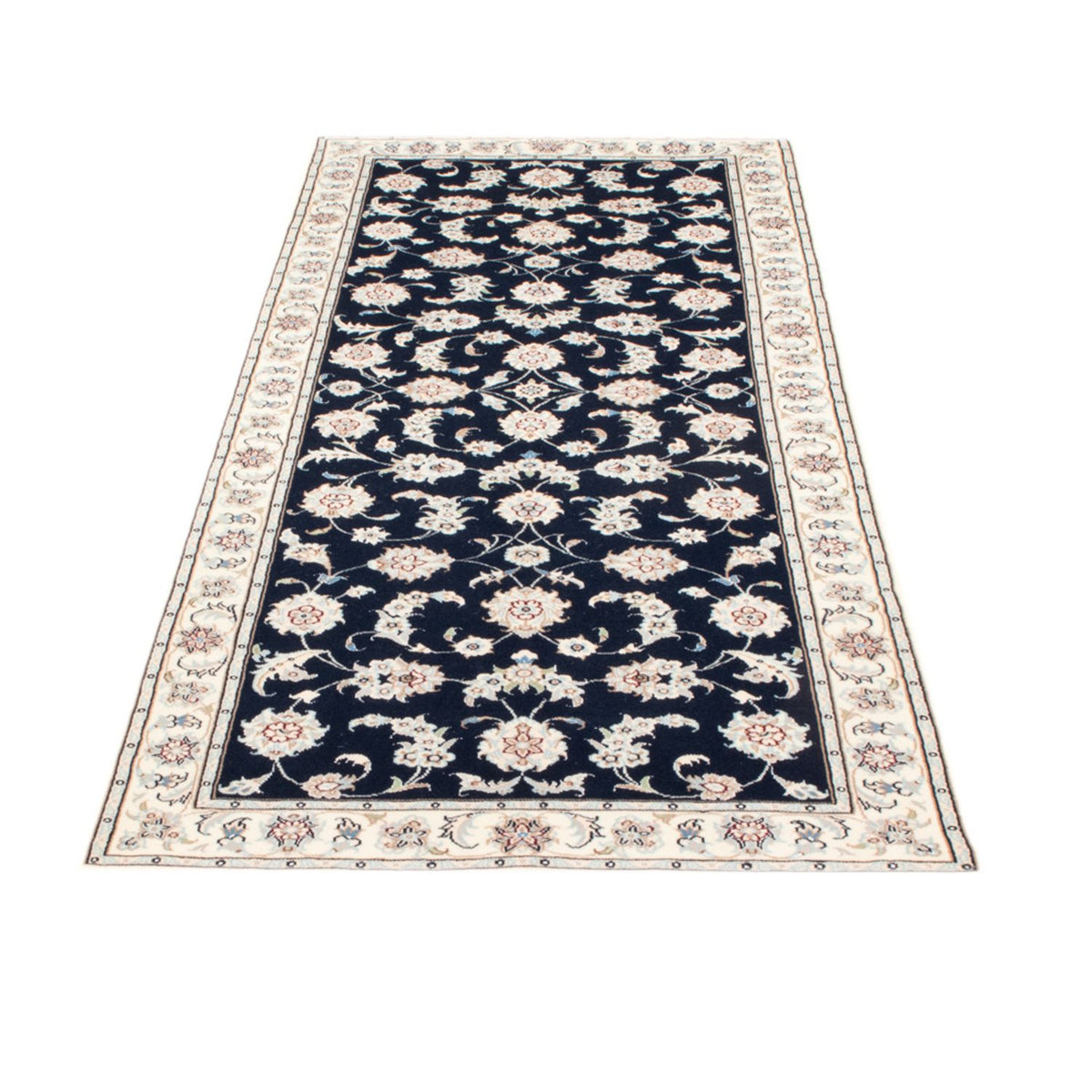Tappeto corsia Tappeto Persero - Nain - Reale - 205 x 78 cm - blu scuro