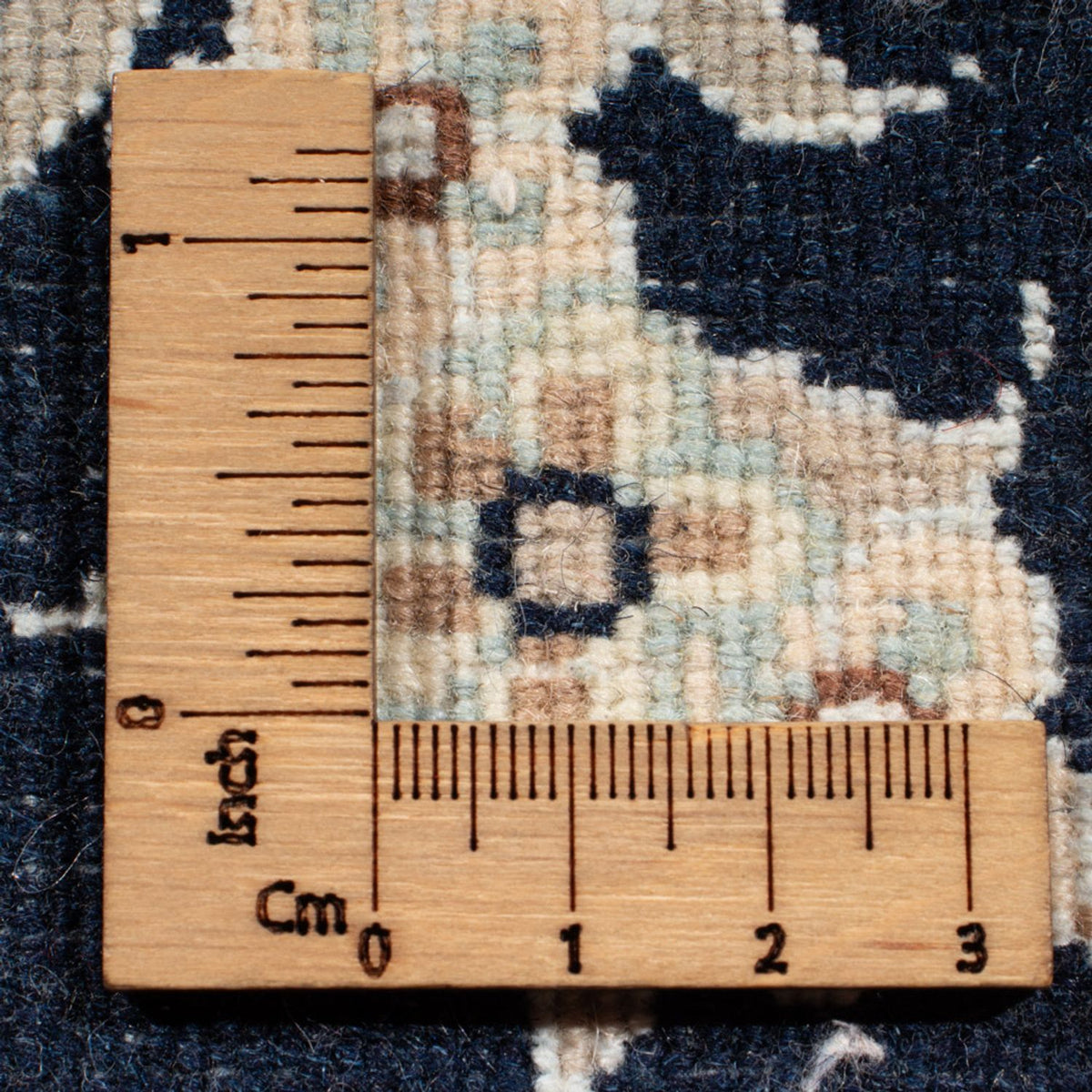 Tappeto corsia Tappeto Persero - Nain - Reale - 205 x 78 cm - blu scuro