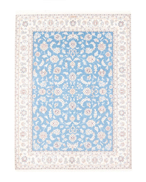 Tappeto Persero - Nain - Reale - 196 x 150 cm - blu chiaro