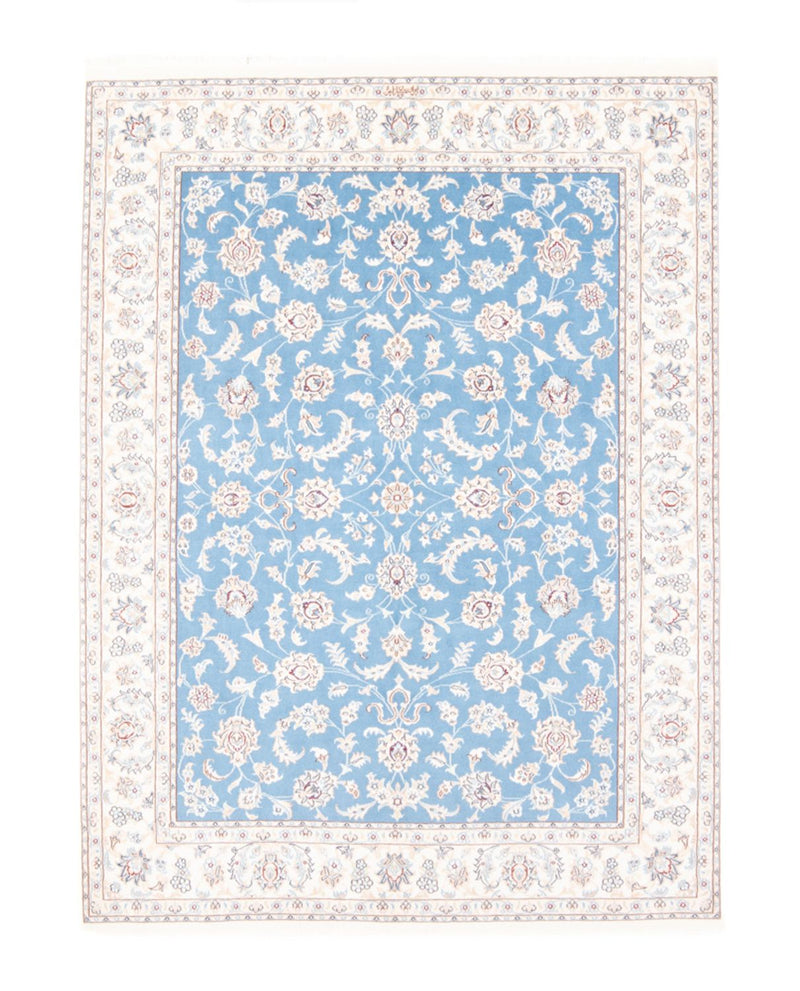 Tappeto Persero - Nain - Reale - 196 x 150 cm - blu chiaro