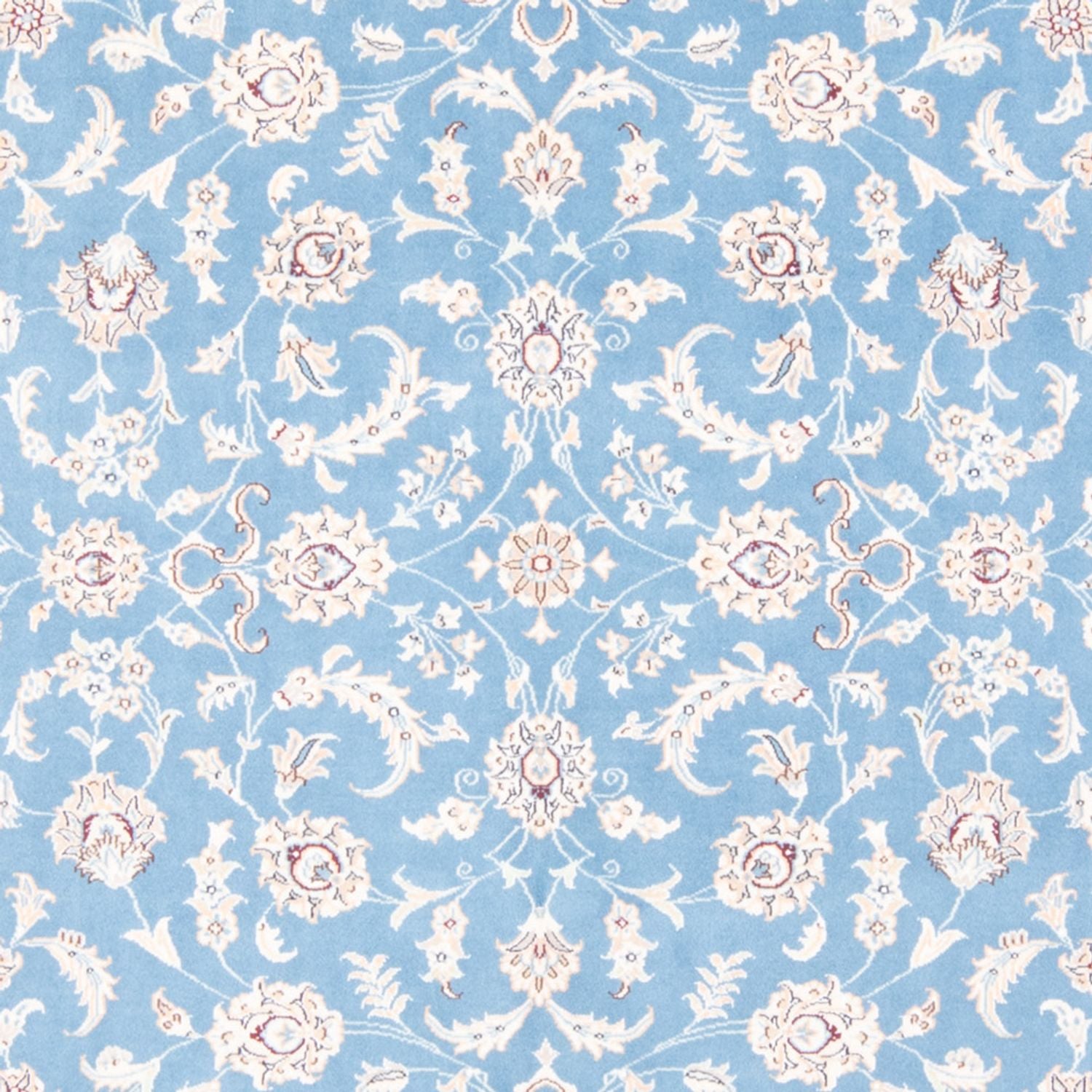 Tappeto Persero - Nain - Reale - 196 x 150 cm - blu chiaro