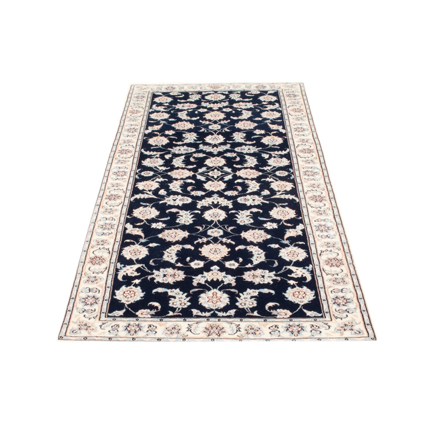 Tappeto corsia Tappeto Persero - Nain - Reale - 205 x 80 cm - blu scuro