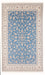 Tappeto Persero - Nain - Premio - 294 x 197 cm - blu chiaro