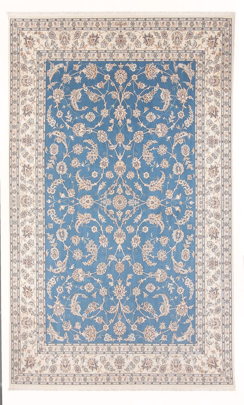 Tappeto Persero - Nain - Premio - 294 x 197 cm - blu chiaro