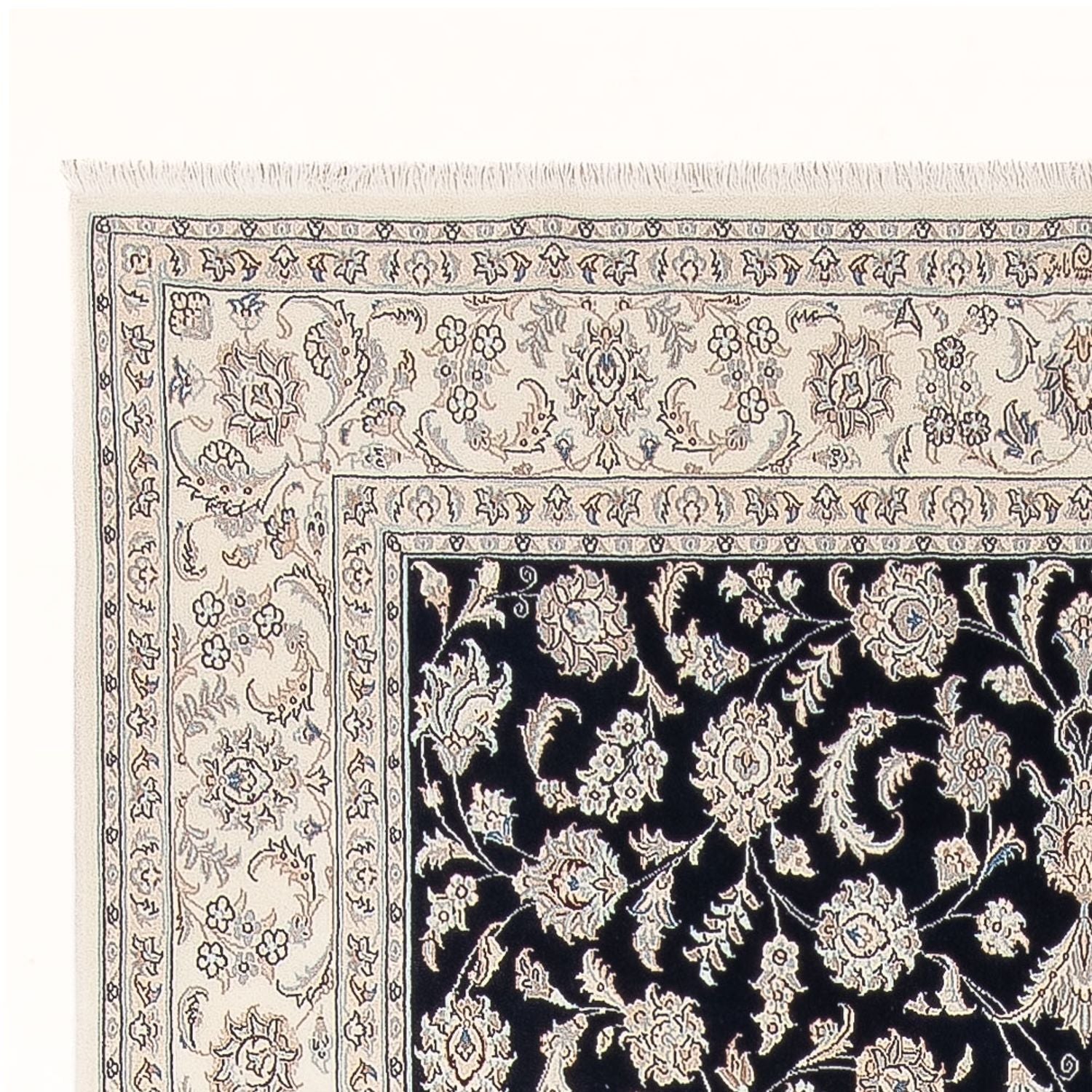 Tappeto Persero - Nain - Premio - 303 x 196 cm - blu scuro