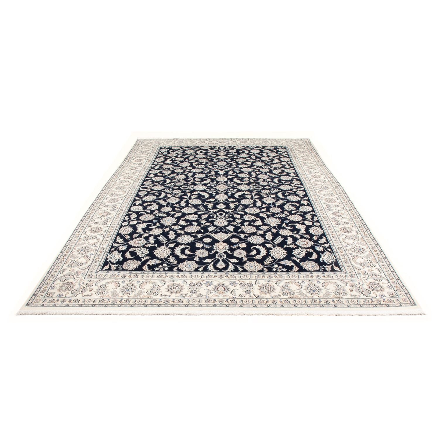 Tappeto Persero - Nain - Premio - 303 x 196 cm - blu scuro