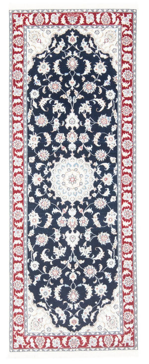 Tappeto corsia Tappeto Persero - Nain - Reale - 196 x 79 cm - blu scuro