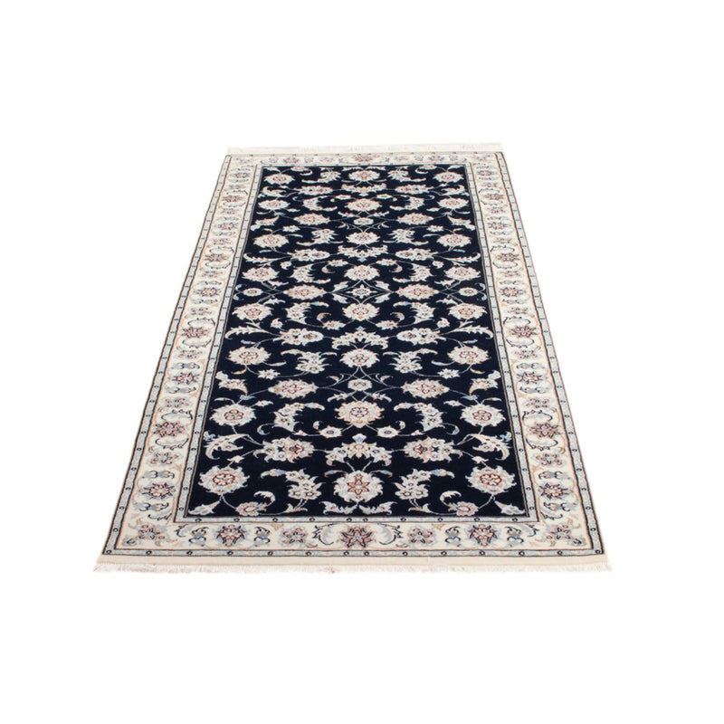 Tappeto corsia Tappeto Persero - Nain - Reale - 202 x 78 cm - blu scuro