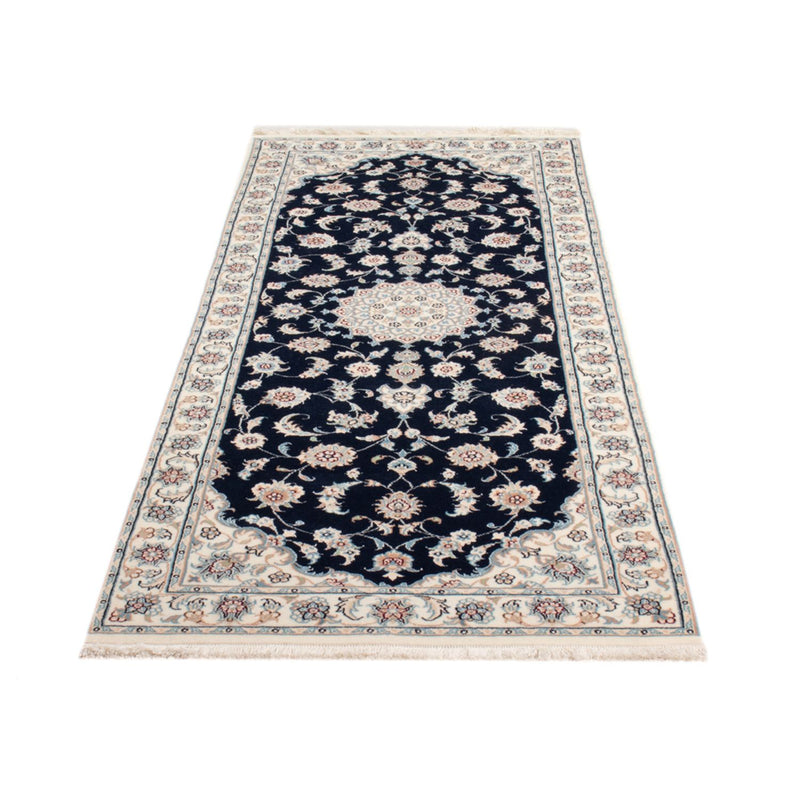 Tappeto corsia Tappeto Persero - Nain - Reale - 201 x 78 cm - blu scuro