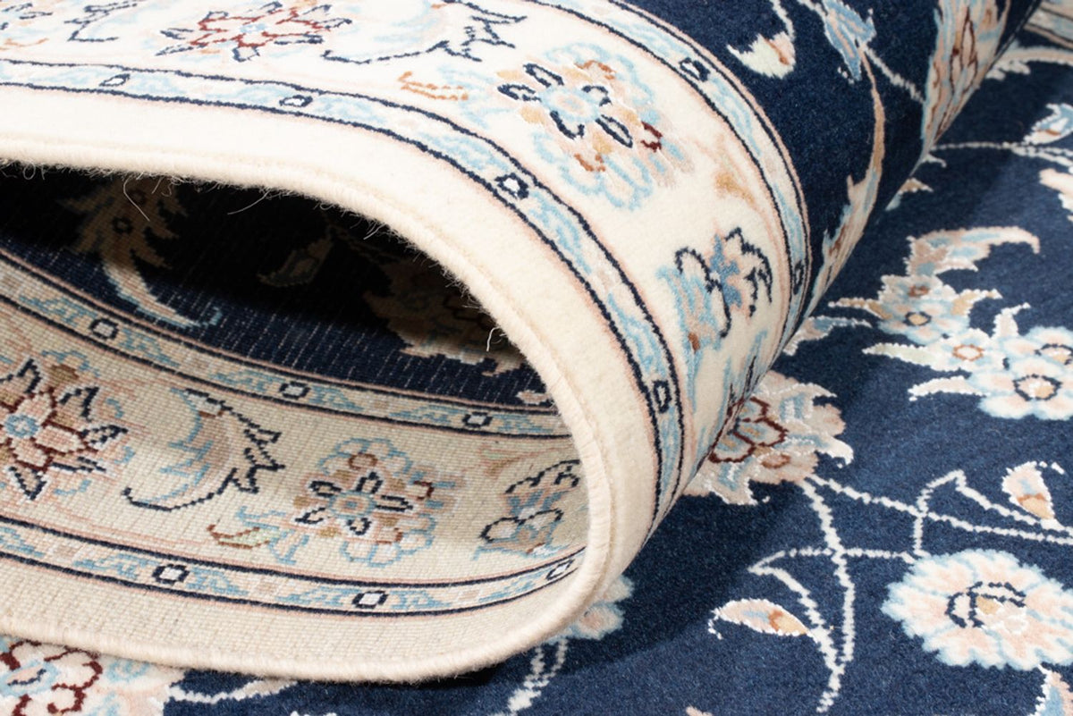 Tappeto corsia Tappeto Persero - Nain - Reale - 198 x 78 cm - blu scuro