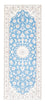 Tappeto corsia Tappeto Persero - Nain - Reale - 197 x 82 cm - blu chiaro