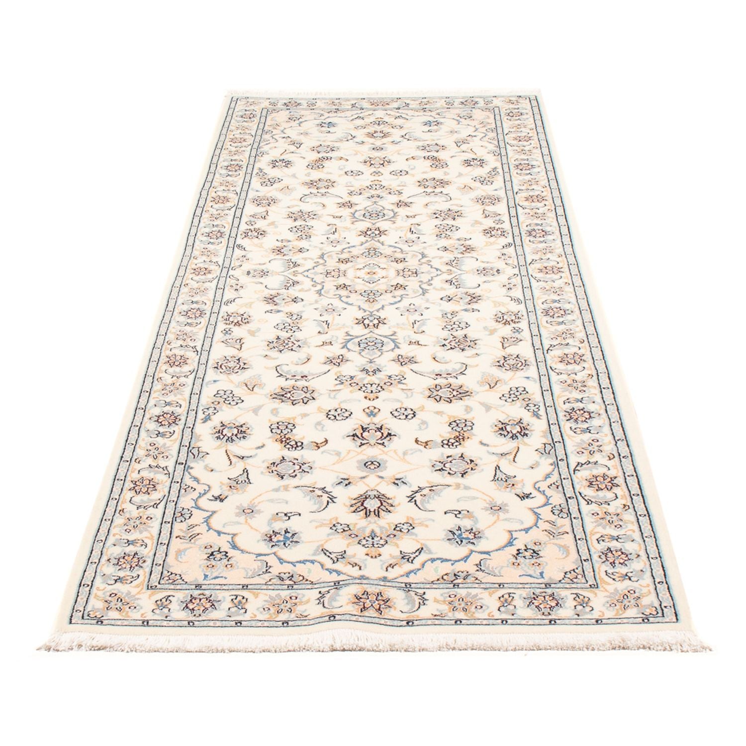 Tappeto corsia Tappeto Persero - Nain - Premio - 247 x 80 cm - crema