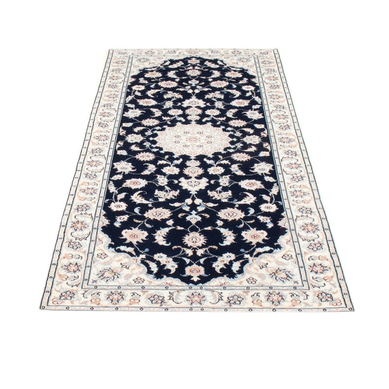 Tappeto corsia Tappeto Persero - Nain - Reale - 198 x 81 cm - blu scuro