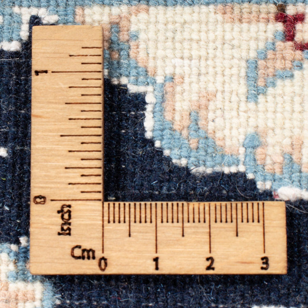 Tappeto corsia Tappeto Persero - Nain - Reale - 194 x 82 cm - blu scuro